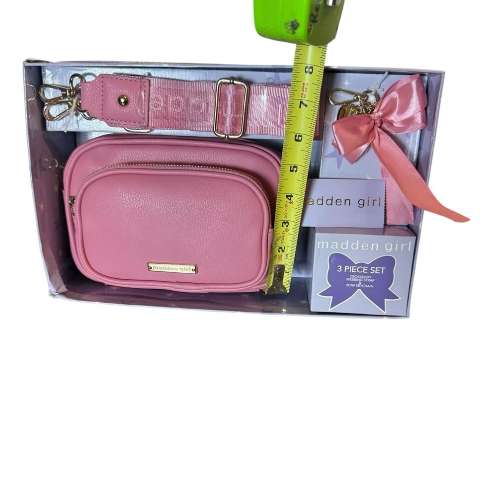 NWT MADDEN GIRL PINK CROSSBODY BAG GIFT SET OS - Picture 3 of 3